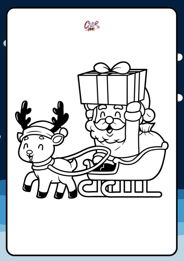 santa claus coloring​

