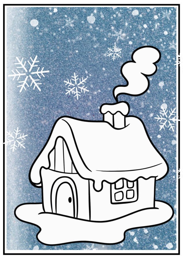 Christmas coloring book pages