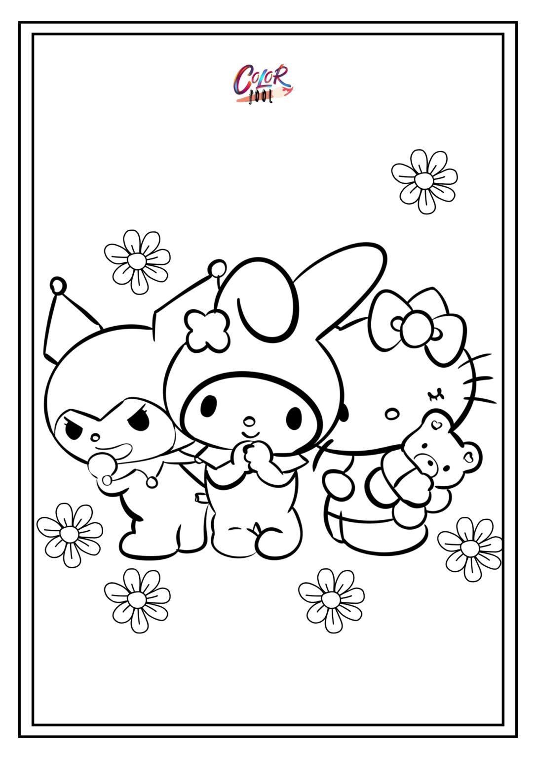 60 Kuromi Coloring Pages Free Printable Pdfs