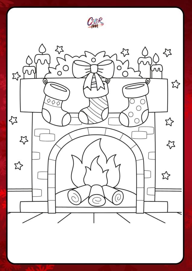 free christmas ornaments coloring pages printables​

