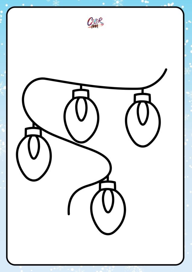 ornament coloring sheet​