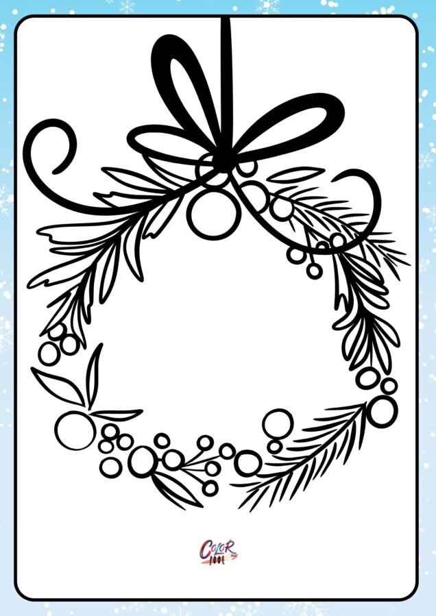 coloring pages christmas ornaments