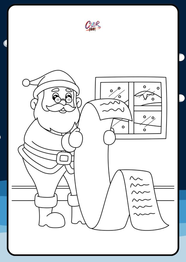 christmas present coloring pages​

