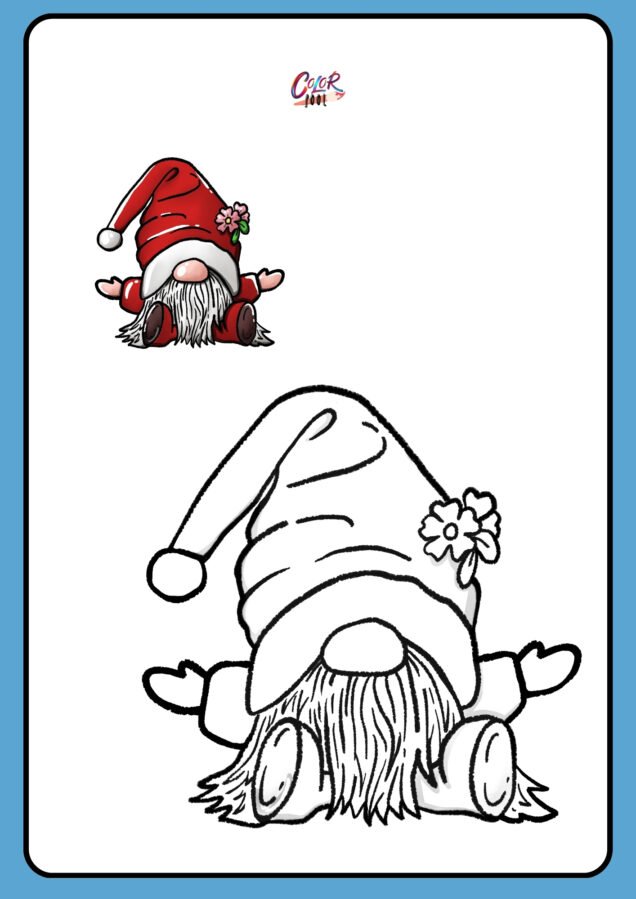 santa coloring pages free printable​

