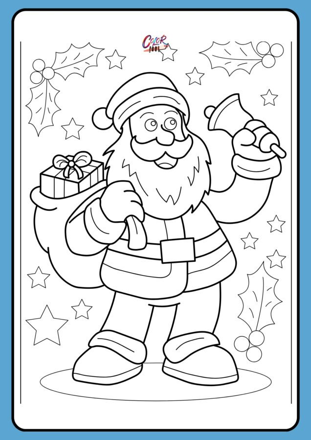 santa clause coloring pages​

