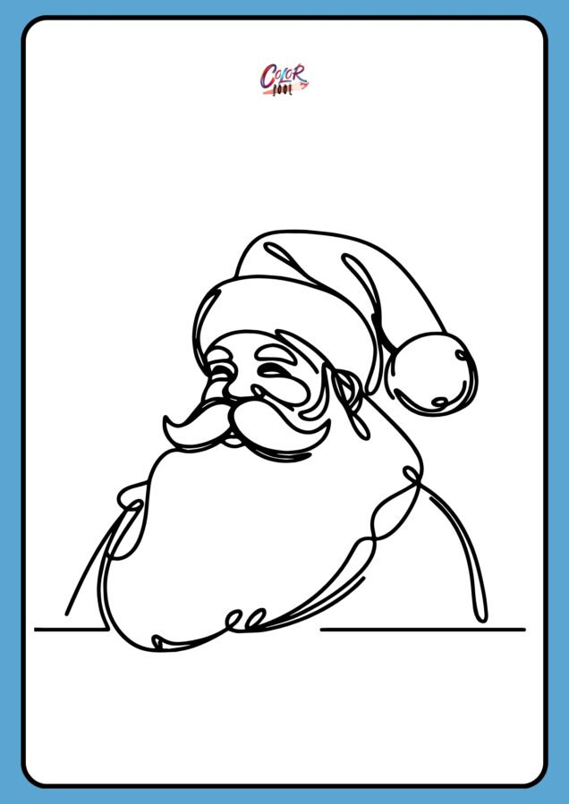 free santa coloring​


