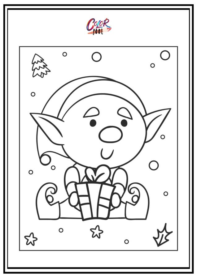 free printable christmas color pages