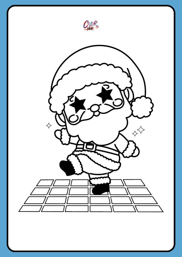 free printable santa face
