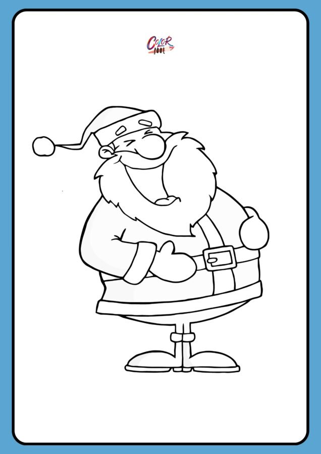 cute santa pictures to draw​

