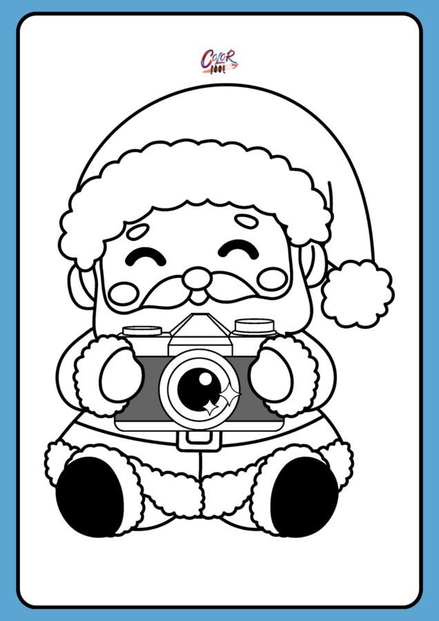 coloring pictures santa claus​


