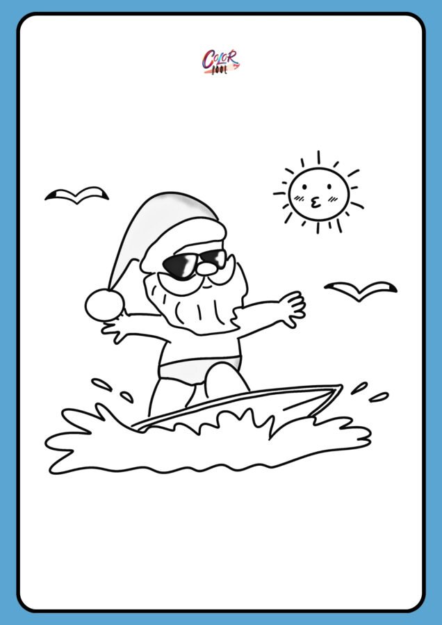 printable santa picture​

