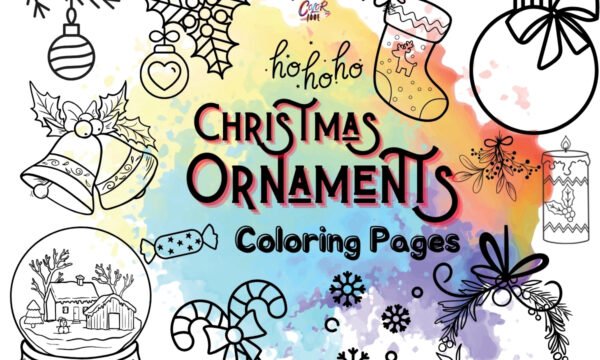 christmas ornament coloring pages