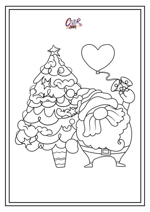 christmas tree coloring pages for adults