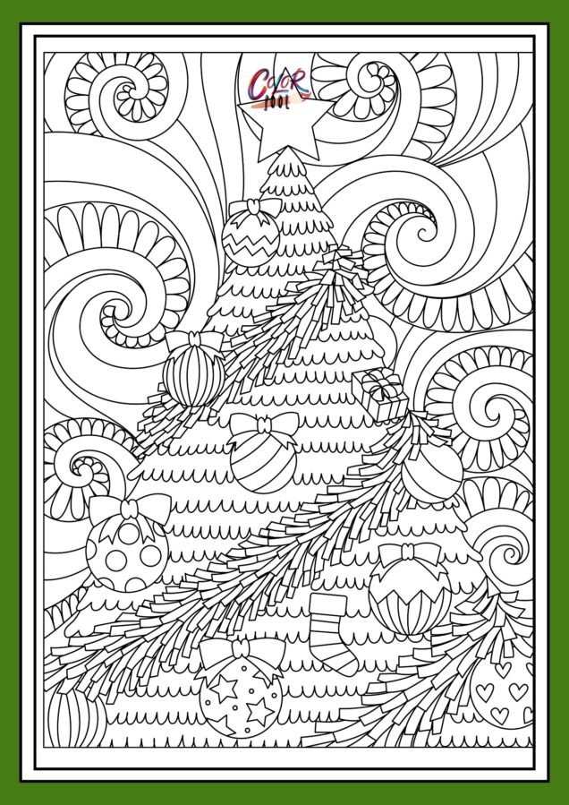 christmas tree coloring​