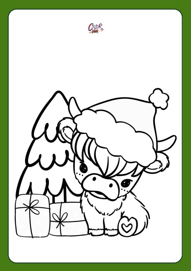 printable coloring pages of christmas trees