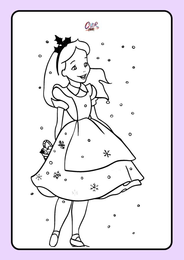 disney christmas free coloring pages​

