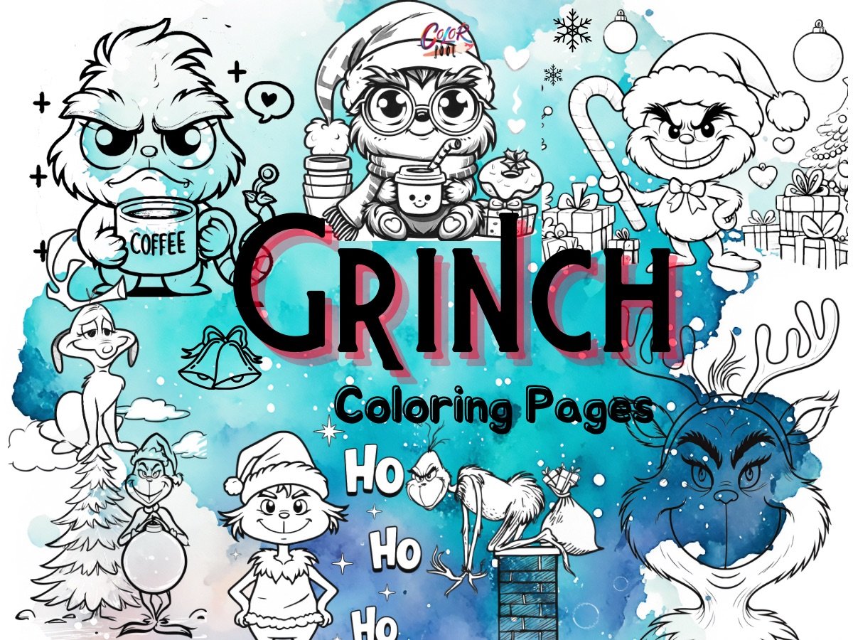 grinch coloring page