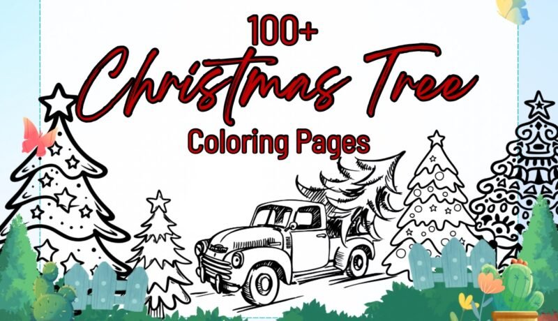 Free Printables Christmas Tree Coloring Pages