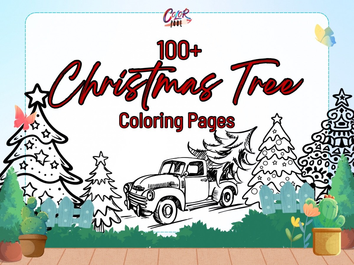 Free Printables Christmas Tree Coloring Pages