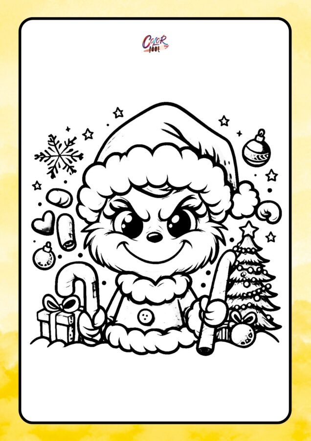 grinch coloring pages​