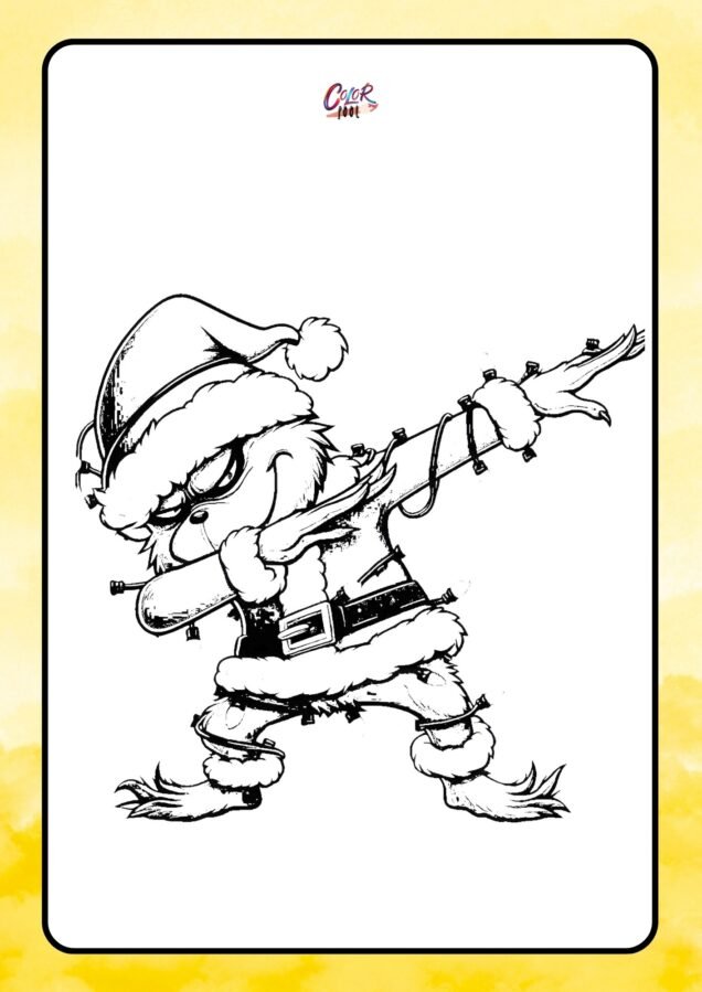 coloring pages grinch​
