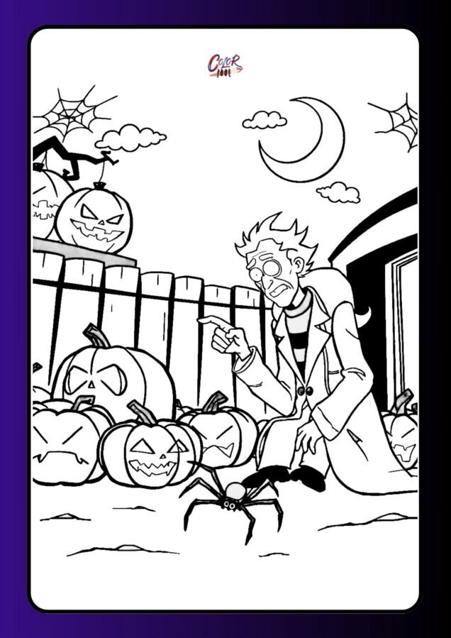 easy nightmare before christmas coloring pages​