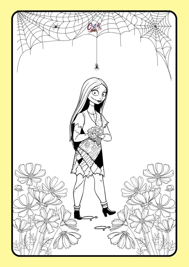 sally coloring pages