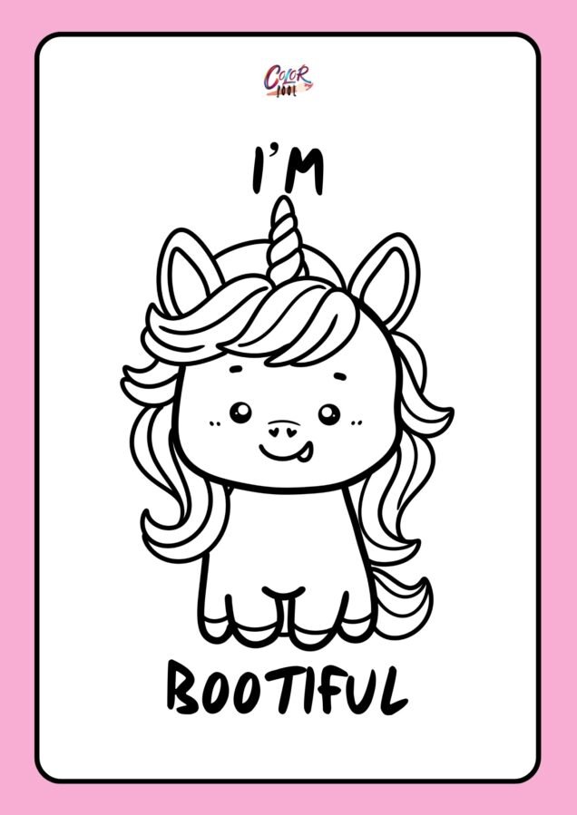 baby unicorn coloring pages