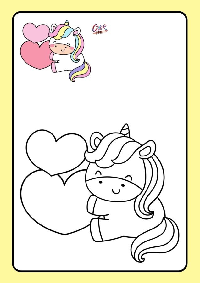 free coloring pages of unicorns​

