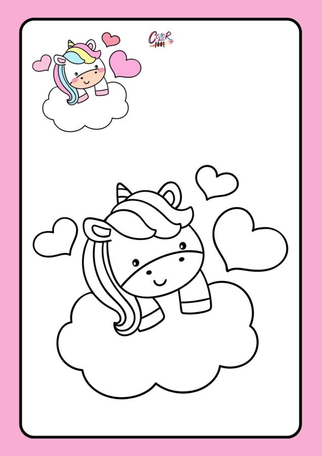 unicorn coloring pages pdf