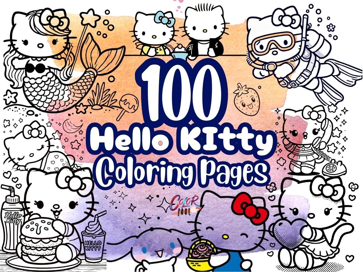 hello kitty coloring pages