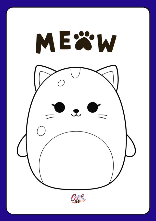 squishmallow coloring pages