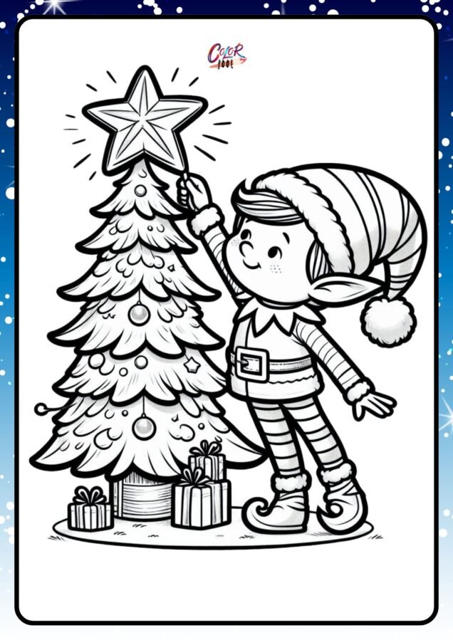 elfontheshelf coloring pages