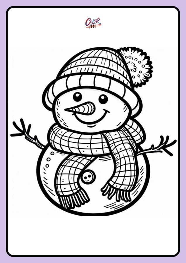 christmas drawings snowman​