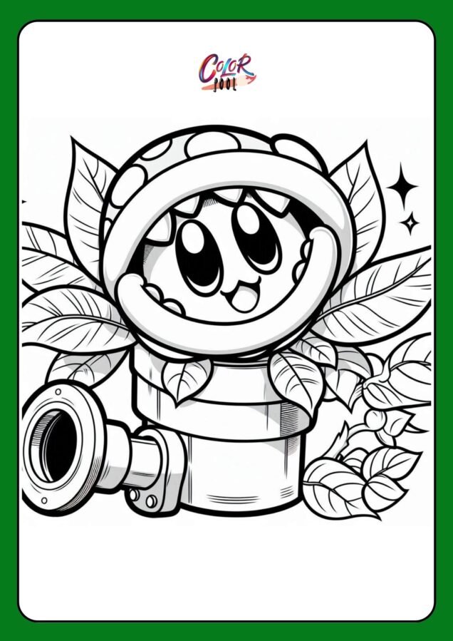 mario coloring sheet