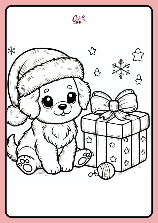 drawing of christmas present​