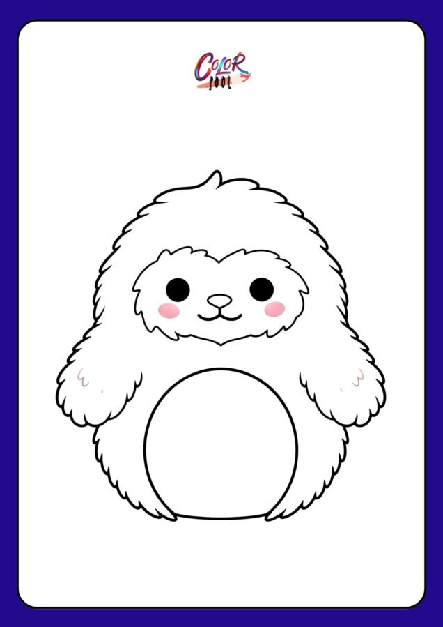 squishmallows coloring page