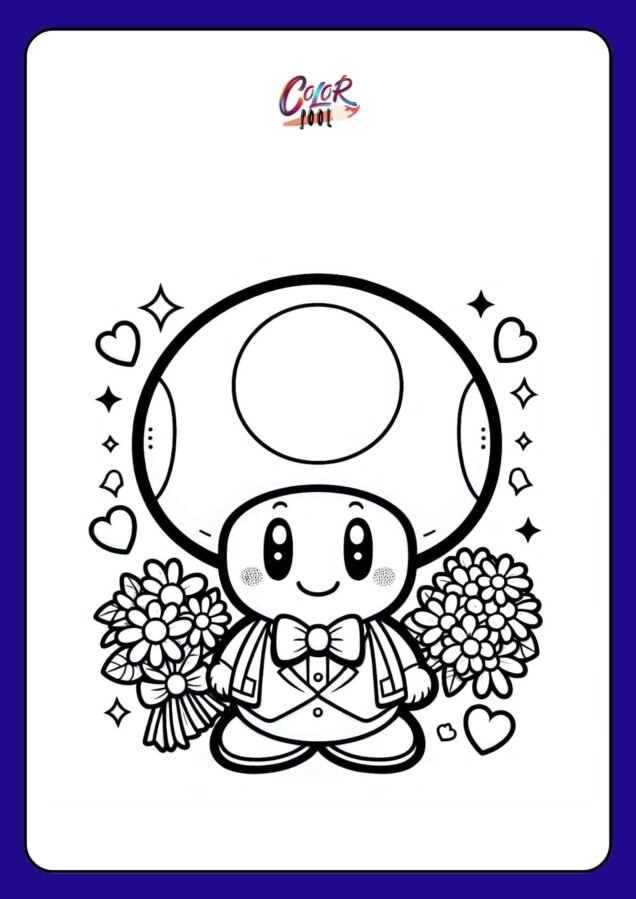 printable coloring pages mario