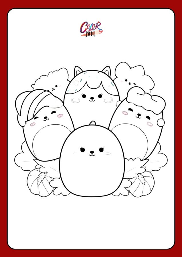 free coloring pages squishmallows​