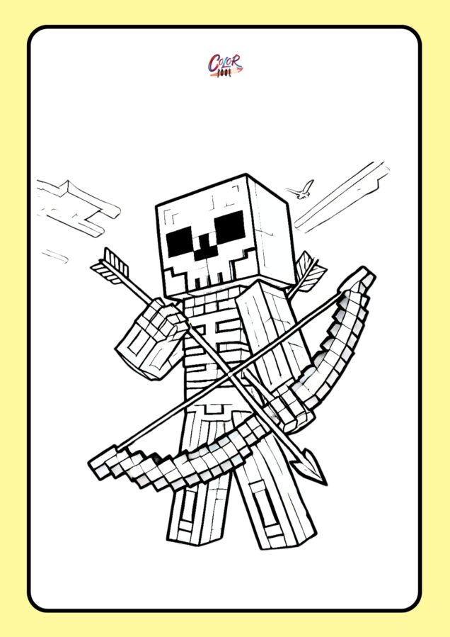 coloring pages minecraft