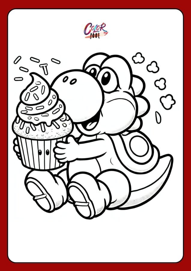 yoshi coloring pages