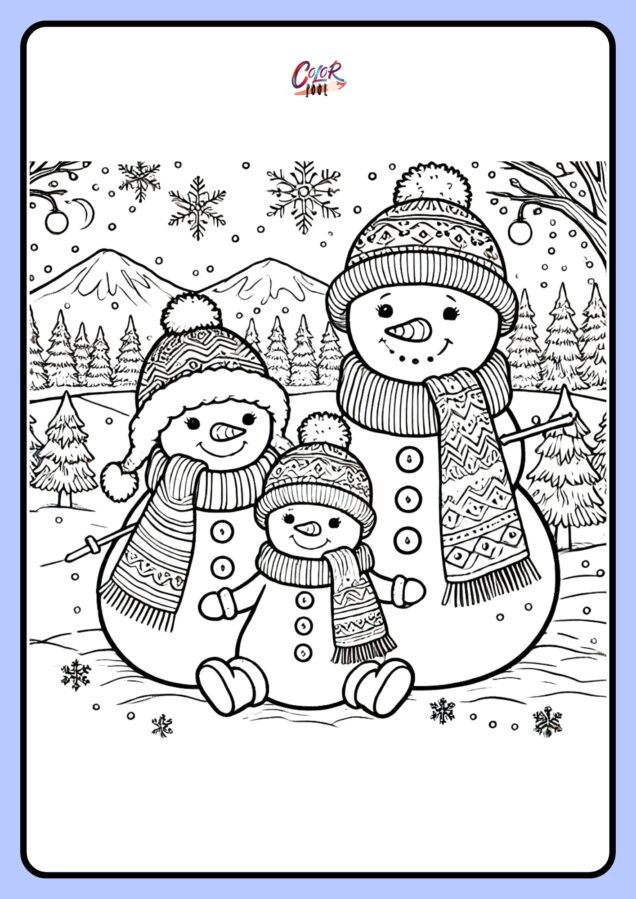 merry christmas pictures to color