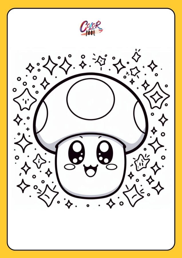 toad coloring pages