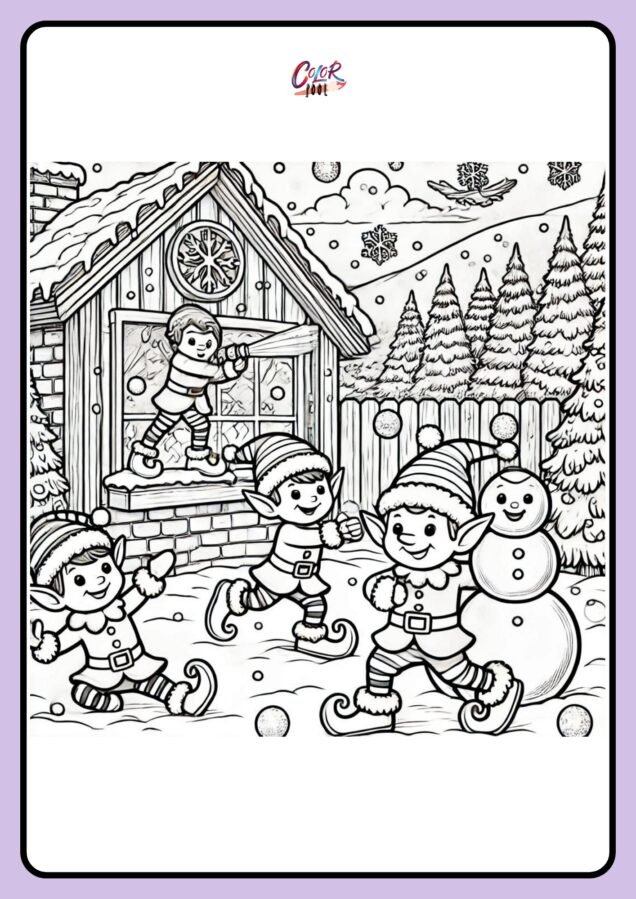 outline christmas decoration drawings