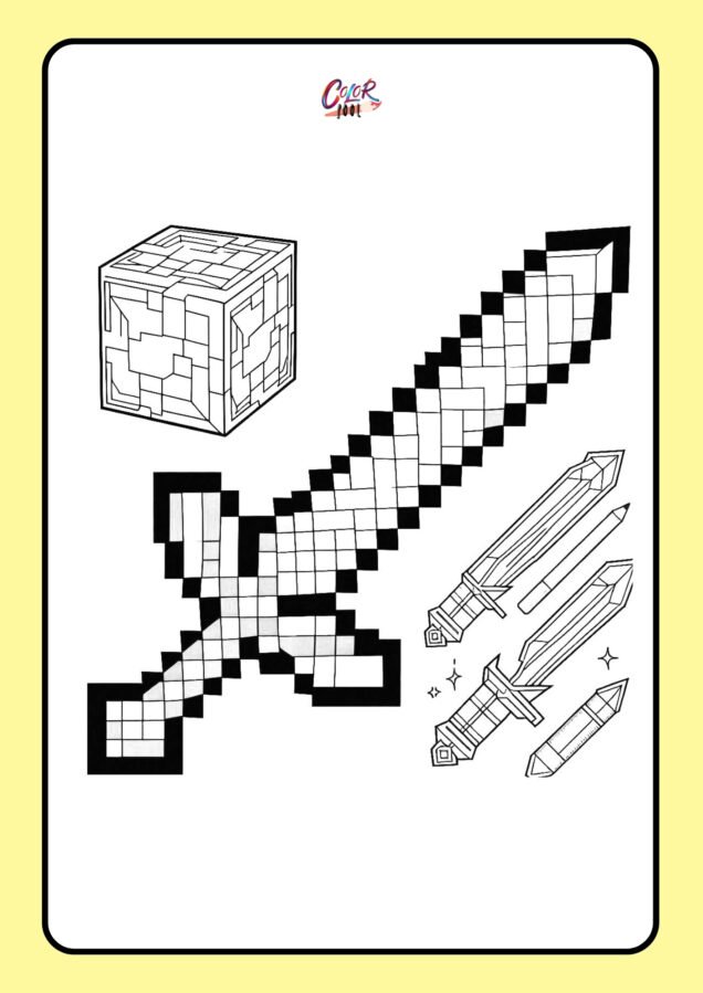 free minecraft pictures to color