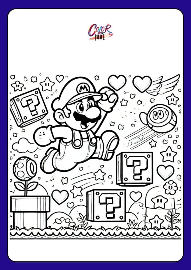 mario to color