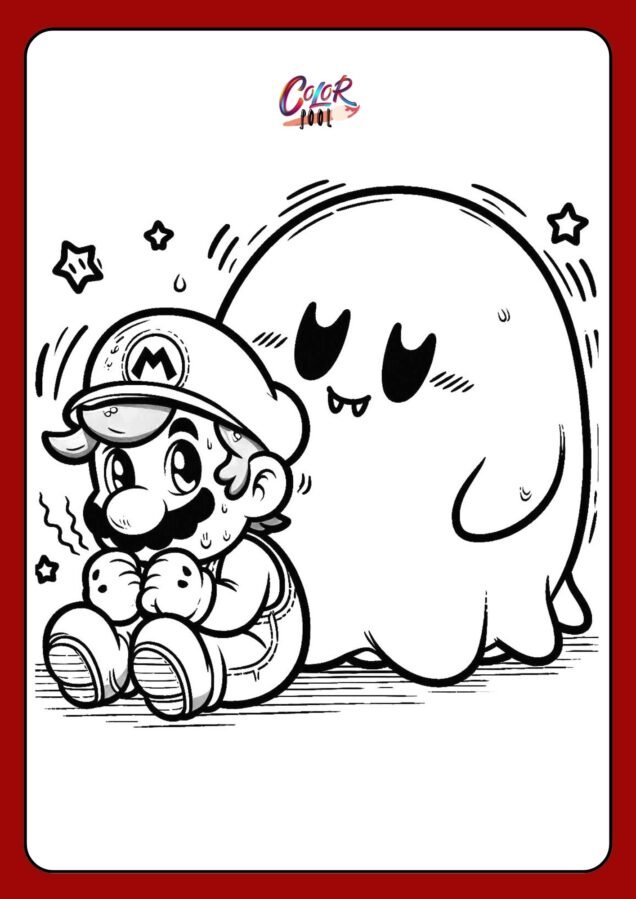 mario luigi coloring pictures