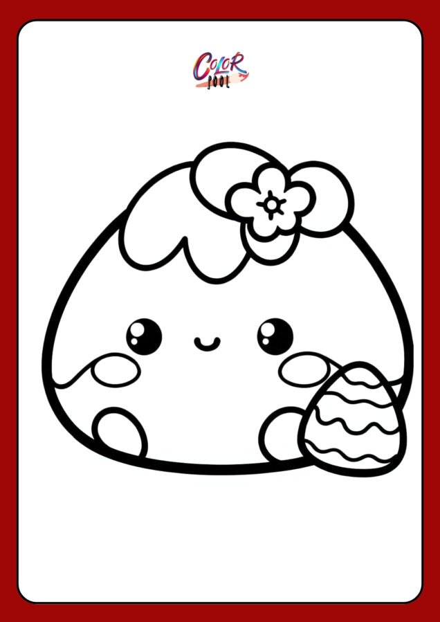 coloring page squishmallow​