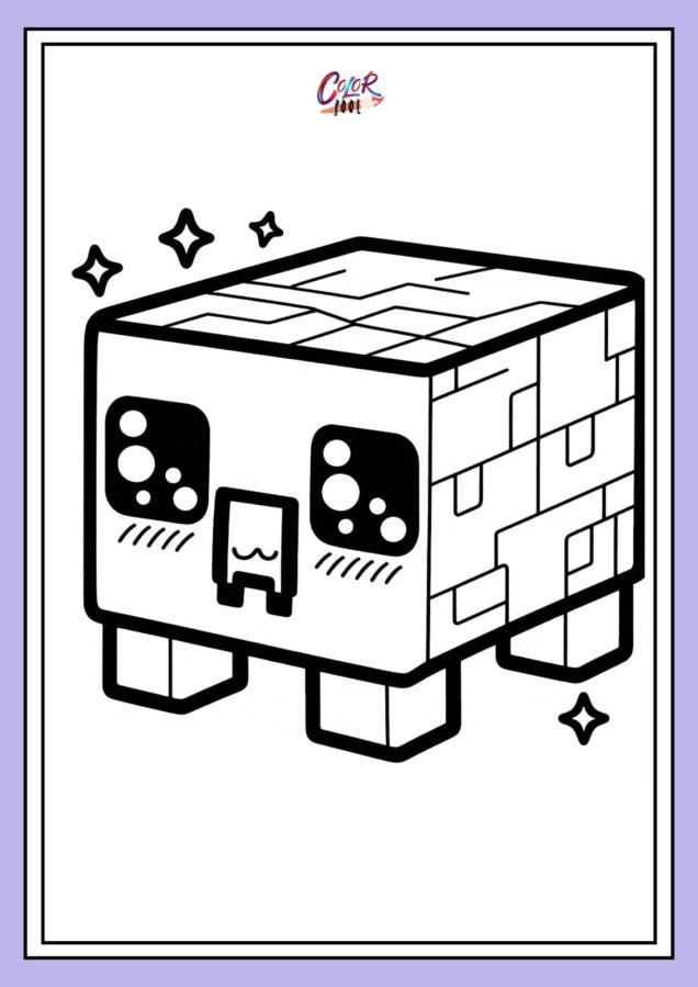 minecraft coloring pages free printable