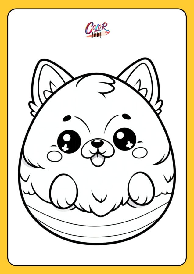 cat squishmallow coloring page​